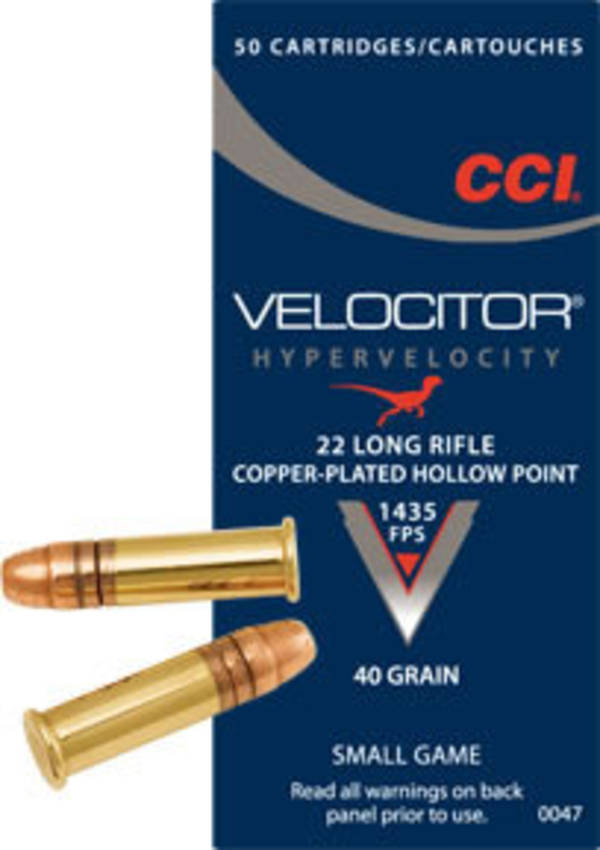 CCI Velocitor 22LR 50 Rounds