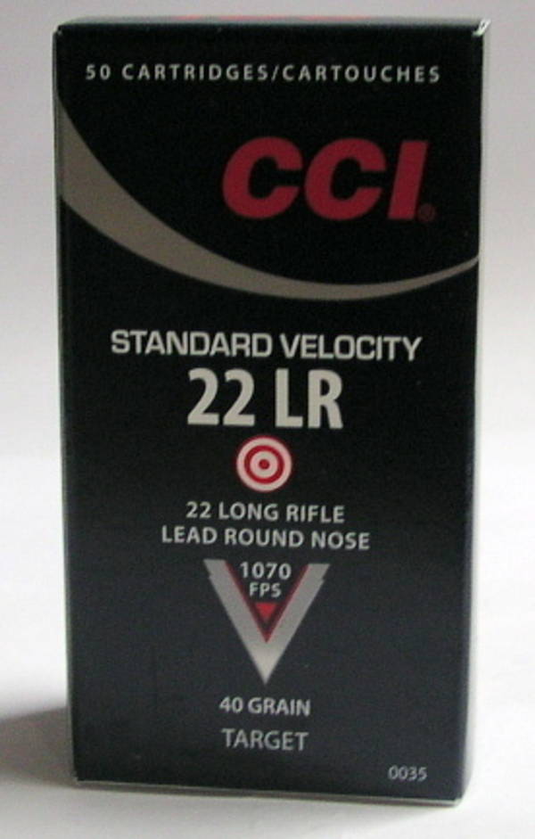 CCI Standard Velocity 22LR Lead Round Nose 500 Rounds