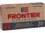 Hornady Frontier Ammunition 223rem 55gr SP x20