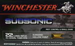 Winchester Subsonic 22LR 500 Rounds