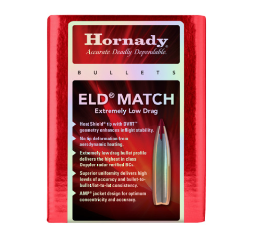 Hornady ELD-M 6mm 109gr x500