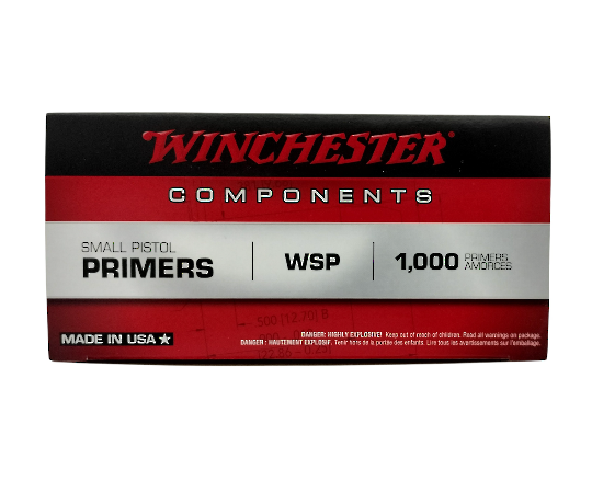 Winchester Small Pistol Primers Box of 1000